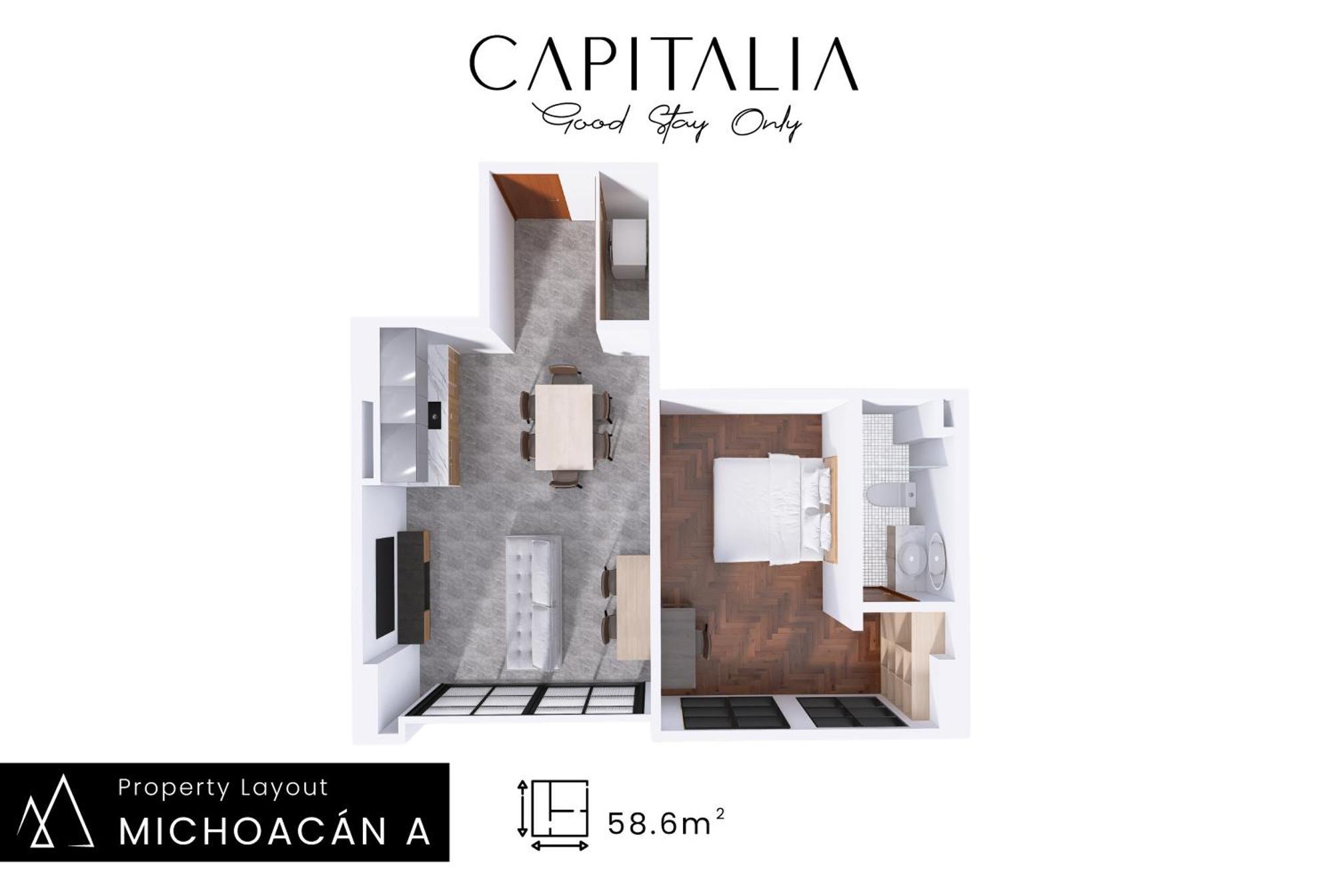 Michoacan Luxury Apartments By Capitalia Mexiko-Stadt Exterior foto